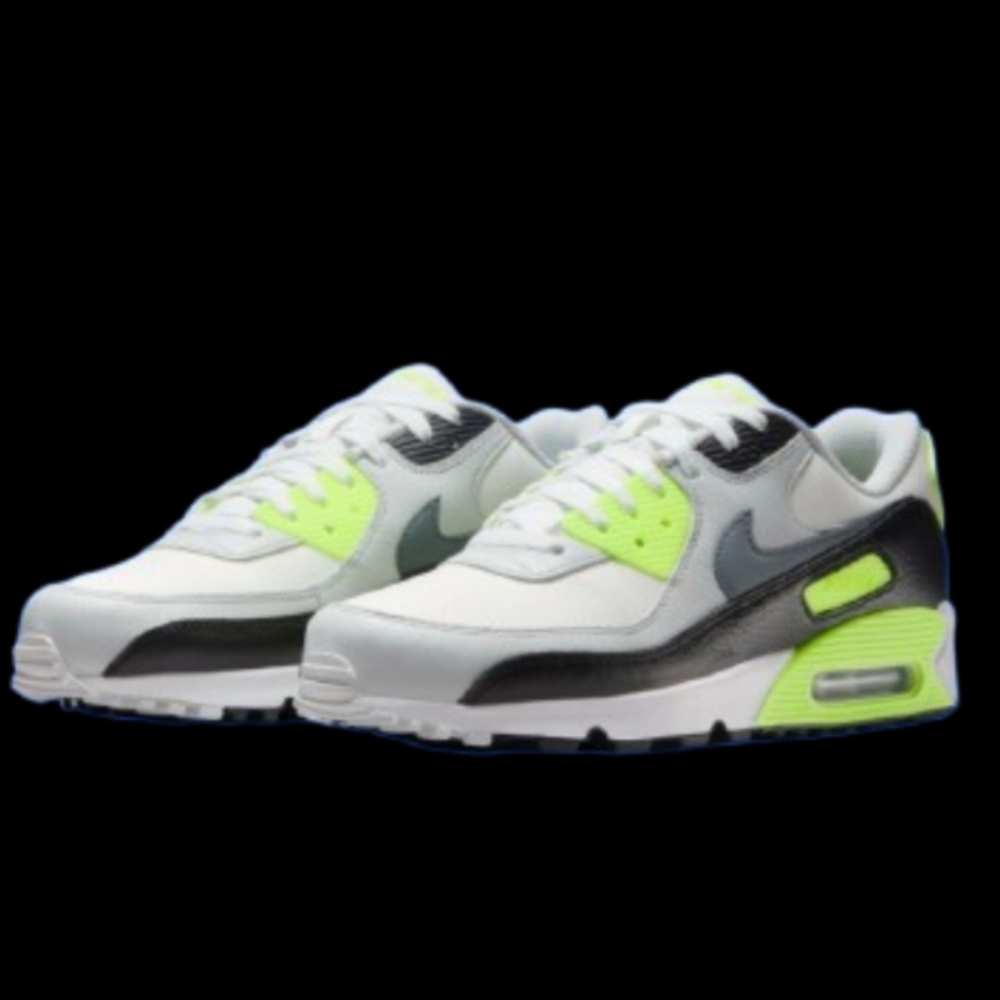 Nike Air Max 90 Gore-Tex Mens Size 7.5/Womens 9 White Volt Black Grey